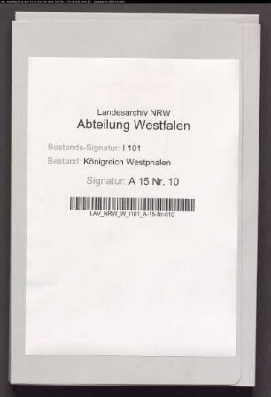 Liquidation der Paderbornschen Landesobligationen