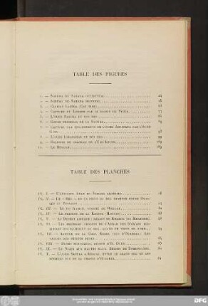 Table Des Planches