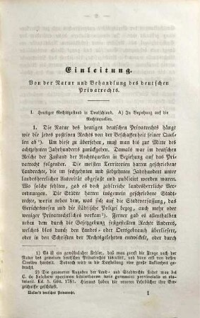 System des gemeinen deutschen Privatrechts