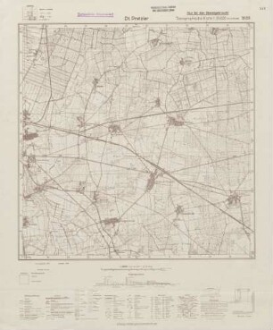 3133 Dt. Pretzier, Topographische Karte 1:25000 (4cm - Karte)