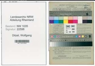 Entnazifizierung Wolfgang Ditzel , geb. 18.09.1922 (Kaufmaennischer Angestellter)