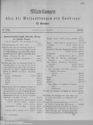 159. Sitzung