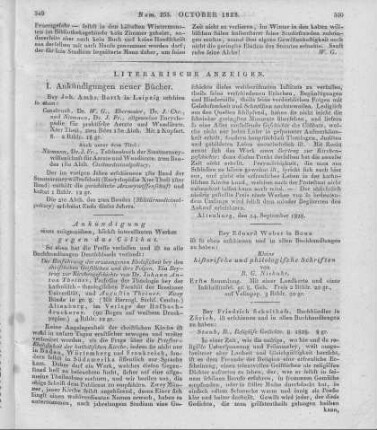 Literarische Anzeigen