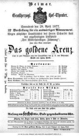 Das goldene Kreuz