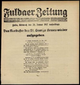 Ausgabe vom Mittwoch, den 24. Januar 1917.