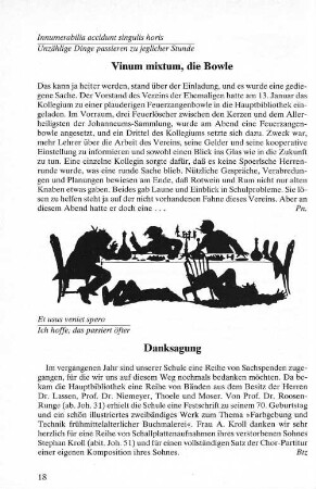 Vinum mixtum, die Bowle