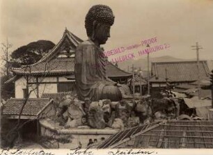 Kobe. Großer Buddha (Daibutsu im Yogi-Sitz) im Hōshakuzan Nōfuku-ji