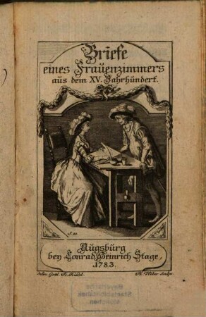 Briefe eines Frauenzimmers aus dem XV. Jahrhundert