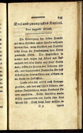 Drei und zwanzigstes Kapitel.