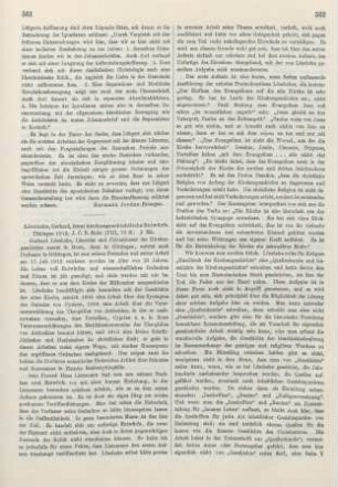 561-563 [Rezension] Loeschcke, Gerhard, Zwei kirchengeschichtliche Entwürfe