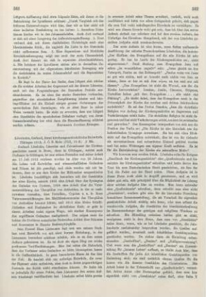 561-563 [Rezension] Loeschcke, Gerhard, Zwei kirchengeschichtliche Entwürfe