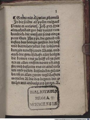 Modus praedicandi baptizandique etc.