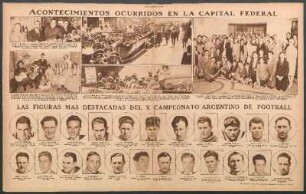 Las figuras más destacadas del X Campeonato Argentino de Football [Fotografías]