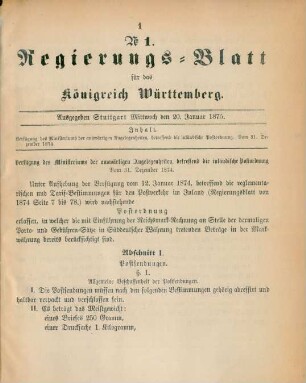 20. Januar-29. Dezember = No. 1-39