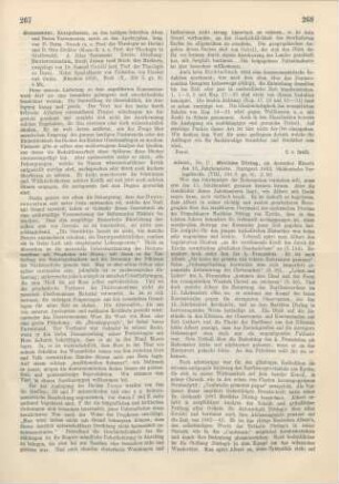 267-268 [Rezension] Kurzgefaßter Kommentar zu den heiligen Schriften Alten und Neuen Testamentes sowie zu den Apokryphen ; A,2.Oettli, Samuel, Das Deuteronomium und die Bücher Josua und Richter