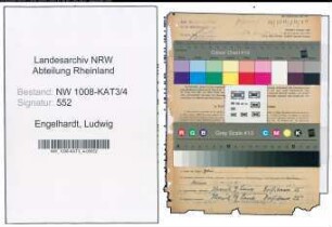 Entnazifizierung Ludwig Engelhardt , geb. 21.06.1902 (Kaufm.Angestellter)