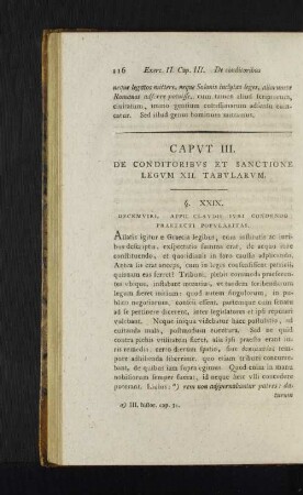 Capvt III.