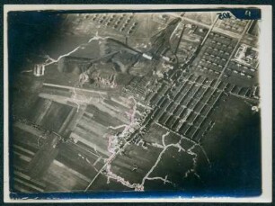 Foto des Geländes am Ostrand von Grenay und der Fosse 5 de Béthune (Luftbild)