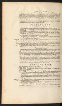 Psalmus LXXI. - Psalmus LXXX.