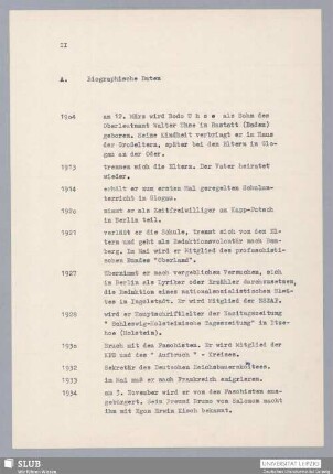 A. Biographische Daten