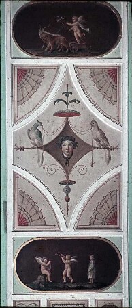 Wandgestaltung nach herculanischen und pompejanischen Vorbildern