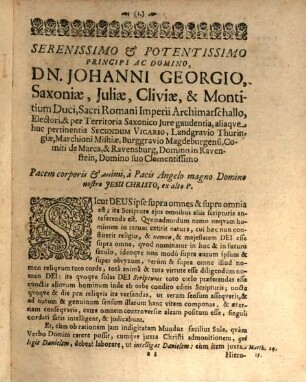 Tractatus Theologicus Novus & Perspicuus De Interpretatione Sacrarum Scripturarum Maxime Legitima : Duabus constans regulis essentialibus & perspicuis illis, quae B. Luthero, ad felicissimam Papatus Romani destructionem, in Versione Bibliorum Germanica, & in Scripturarum, praeter morem antea sub Papatu consuetum, explicatione, unice usitatae & familiares fuere, Et CLII. exemplis selectis & difficilioribus elucidatus ...