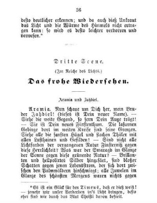 Dritte Scene. (Im Reiche des Lichts.) Das frohe Wiedersehen