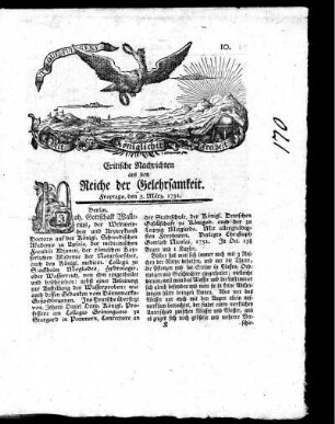 März, 1751. Zehntes Stück