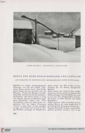44: Kreuz und quer durch Finnland und Lappland : am Saimasee in Ostfinnland; Reisebericht eines Künstlers