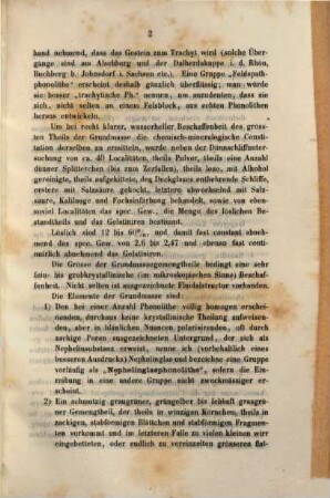 Über die mineralogische Constitution und Eintheilung der Phonolithe : Separat-Abdruck aus dem Neuen Jahrbuch für Mineralogie etc. 1874