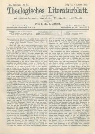 361-363 [Rezension] Seesemann, Otto, Israel und Juda bei Amos und Hosea