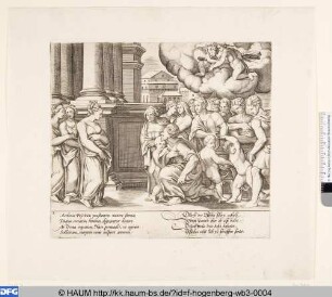 Venus schickt Amor, um Psyche zu strafen