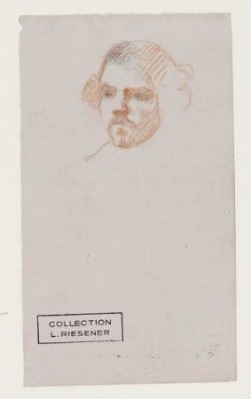 Bildnis Delacroix' nach links