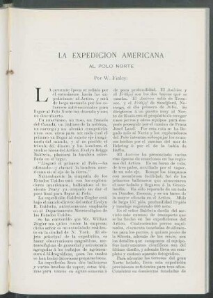 La Expedición americana al Polo Norte.