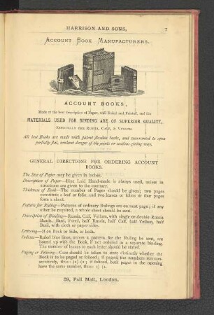 Harrison and Sons - Account Book Manufacturers