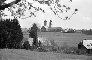 St. Märgen: Blick auf St. Märgen von der Ohmenkapelle