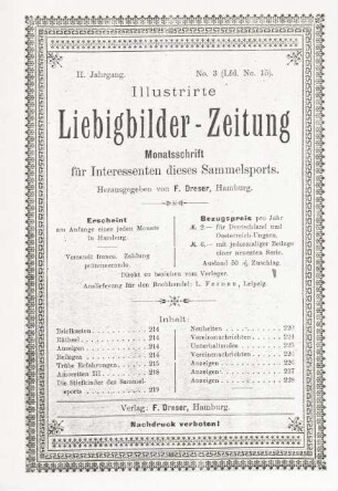 II. Jahrgang. No. 3 (Lfd. No. 15). (Hamburg, 1. März 1897.)