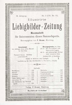 II. Jahrgang. No. 3 (Lfd. No. 15). (Hamburg, 1. März 1897.)