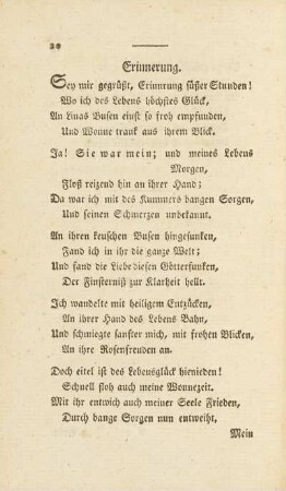 Erinnerung.