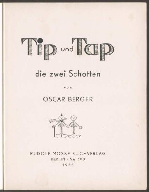 Tip und Tap : die zwei Schotten