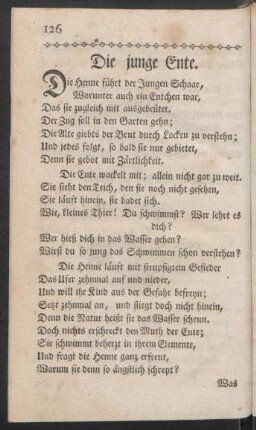 Die junge Ente