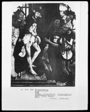 Altar in geschlossenem Zustand: Leidensgeschichte Christi — Ecce homo