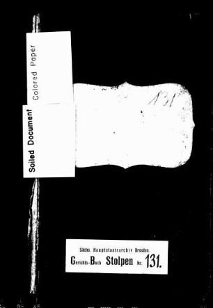 Gerichtshandelsbuch von Rennersdorf (bei Stolpen)