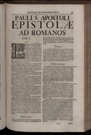 Pauli S. Apostoli Epistolæ Ad Romanos