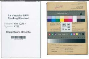 Entnazifizierung Henriette Hoerenbaum , geb. 30.10.1904 (Lehrerin)