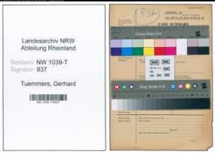 Entnazifizierung Gerhard Tuemmers , geb. 00.00.0000 (Viehhaendler)