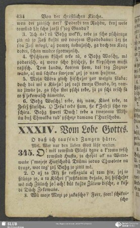 XXXIV. Vom Lobe Gottes