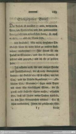 Siebzehnter Brief
