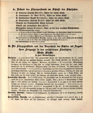 Jahresbericht über die Königl.-Bayerische Lateinische Schule zu Grünstadt in der Pfalz : im Studienjahre .... 1853/54