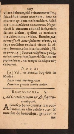 Responsoria V.